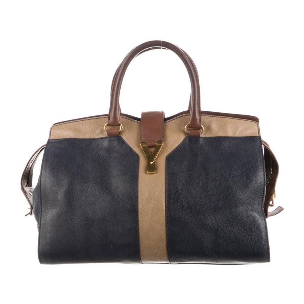 Ysl Color Block Cabas Chyc Handbag - image 1